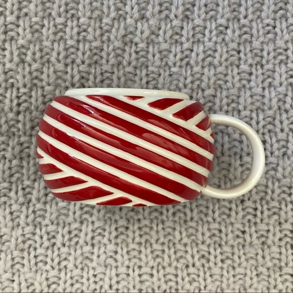 STARBUCKS Candy Twist Red White 2013 Holiday Mug - Picture 2 of 6